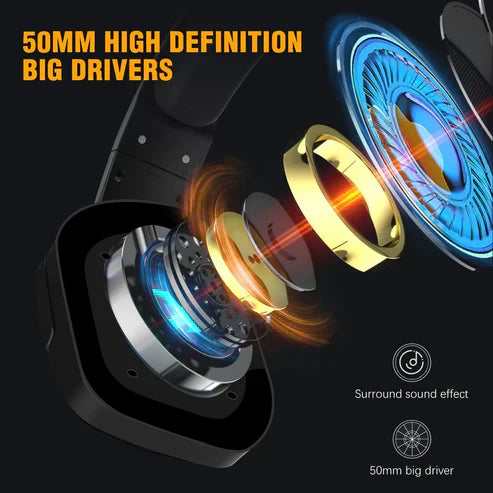 Gaming Headset RGB Wired Computer Headset PS4 Headset